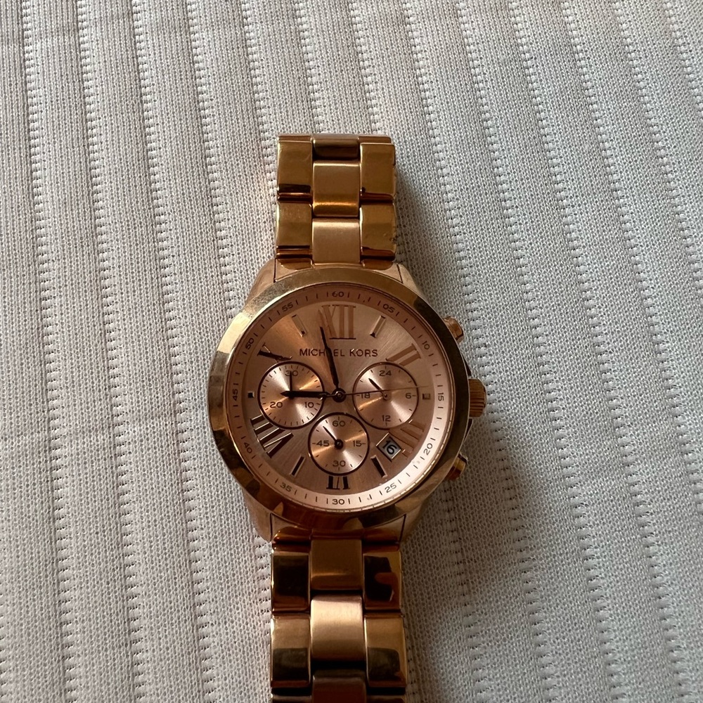 Michael Kors Ritz Rose Gold Tone Watch